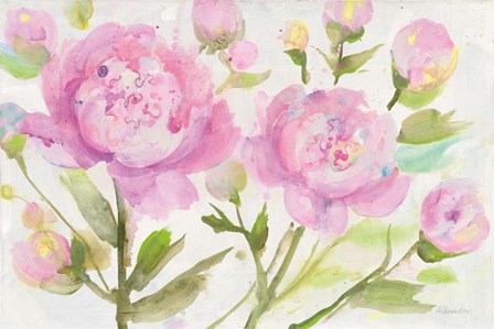 Bright Peonies by Albena Hristova art print