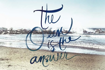The Ocean is the Answer by Emily Navas art print
