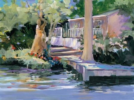 Mt. Dora Canal House by Jane Slivka art print