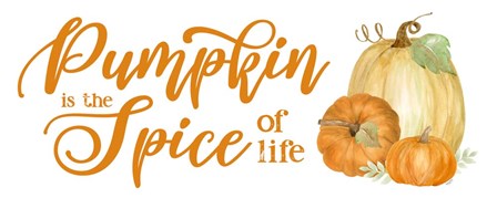 Pumpkin Spice Season panel II by Tara Reed art print
