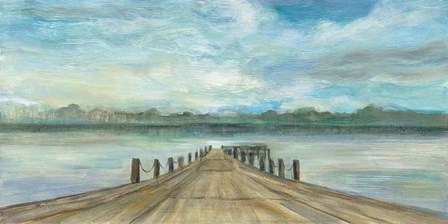 Lake Pier by Silvia Vassileva art print