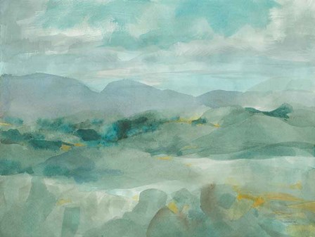 Green Mountain View by Danhui Nai art print