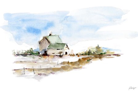 Prairie Farmhouse I by Ethan Harper art print