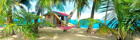 Twin Hammocks by Steve Vaughn art print