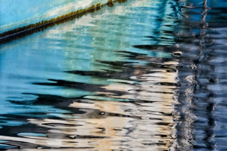 Fishing Boat Colors Reflected In Charleston Marina, Oregon by Darrell Gulin / Danita Delimont art print