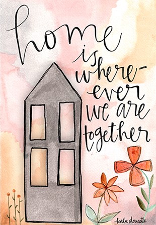 Home Together by Katie Doucette art print