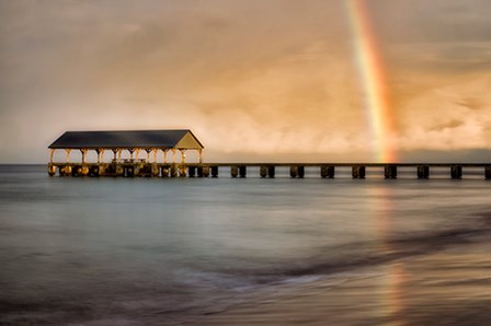 Rainbow Pier II by Dennis Frates art print
