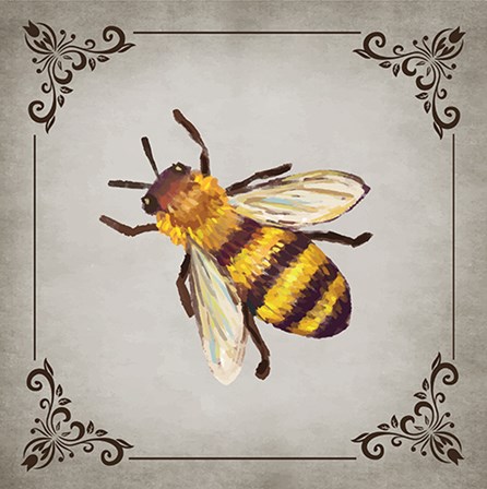 Bee and Willow III by ND Art &amp; Design art print
