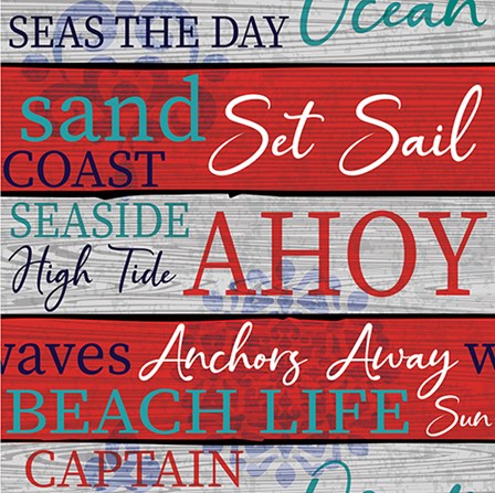 New England Pattern III by ND Art &amp; Design art print