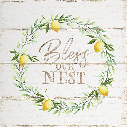 Bless Our Nest by Jennifer Pugh art print
