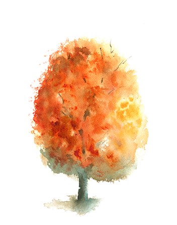 Fall Tree II by Olga Shefranov art print