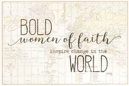 Bold Women of Faith by Marla Rae art print