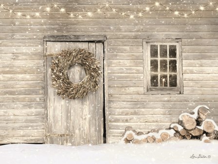 Old Farm Christmas by Lori Deiter art print