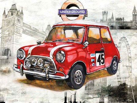 British Car by Bresso Sola art print