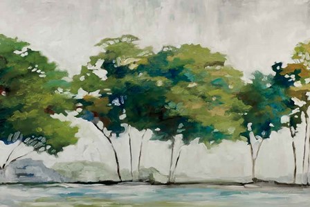 Late Summer Trees by Jacqueline Ellens art print