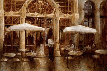 Majestic Caf by Noemi Martin art print