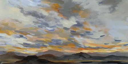 High Desert Sky I Navy by Silvia Vassileva art print