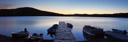 Lakescape Panorama I by James McLoughlin art print