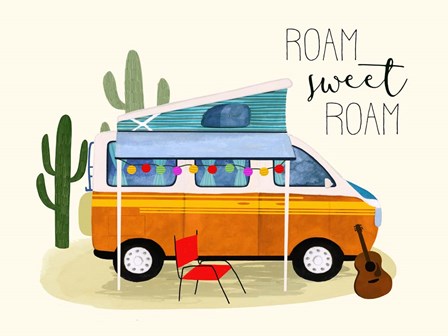 Roam Sweet Roam II by Victoria Borges art print