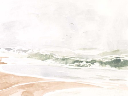 Sandy Surf II by Victoria Borges art print