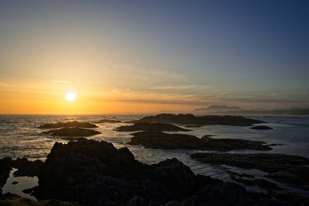 Coastal Waters At Sunset by Chuck Burdick art print