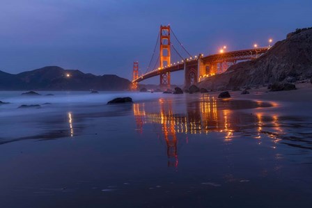 Reflection Marshall Beach by Bruce Getty art print