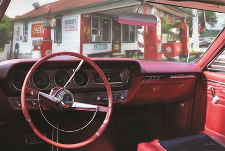 Pontiac GTO Pitstop by Lori Deiter art print