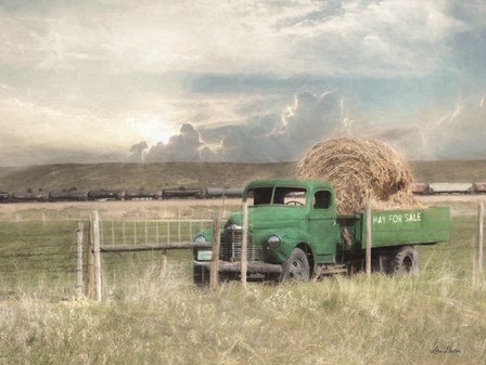 Hay for Sale by Lori Deiter art print