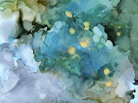 Aqua Brume I by Victoria Borges art print