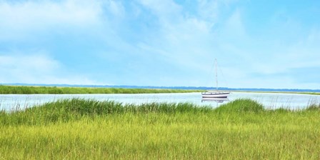 Marsh Mooring by James McLoughlin art print