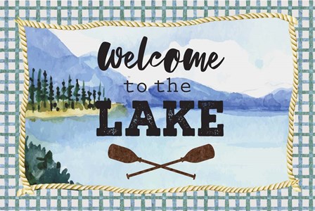 Welcome to the Lake by ND Art &amp; Design art print