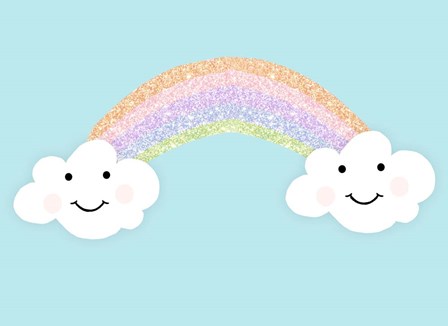 Happy Clouds by Anna Quach art print