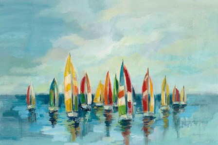 Regatta by Silvia Vassileva art print