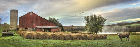 Hay Harvest by Lori Deiter art print