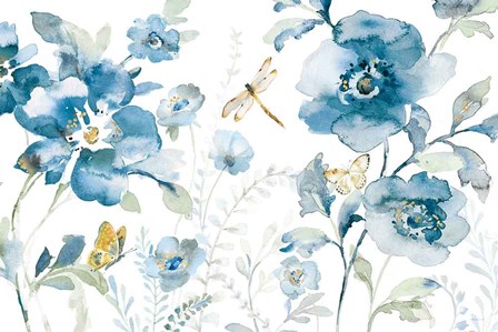 Blues of Summer V by Danhui Nai art print