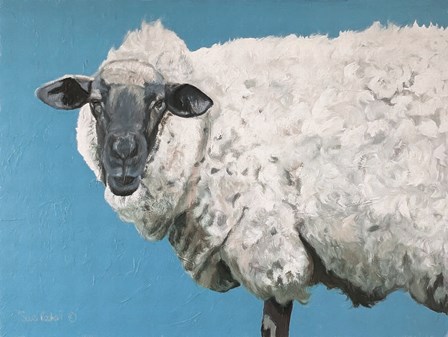 Wooly Sheep by Suzi Redman art print