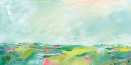Colorful Horizon by Sue Schlabach art print