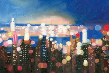 City Lights by James Wiens art print