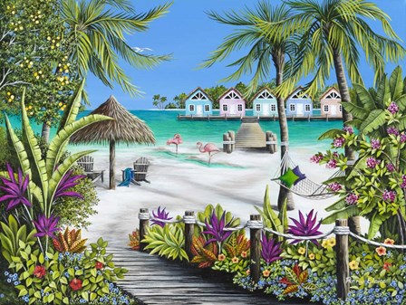 Tropical Escape by Art By Penny Elaine art print