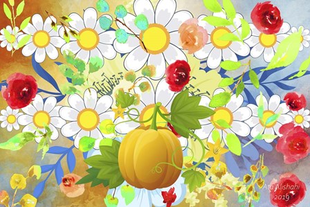 Beauty Of Flowers 2 by Ata Alishahi art print