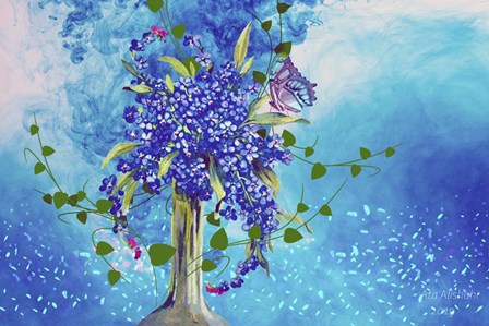 Blue by Ata Alishahi art print