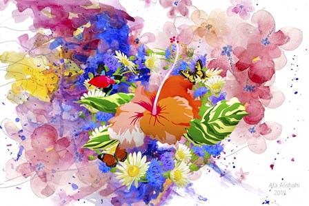 Pain 3 by Ata Alishahi art print