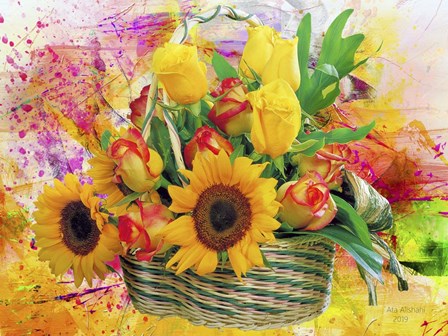 Flowers P59 by Ata Alishahi art print