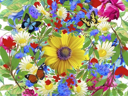 Flowers P89 by Ata Alishahi art print