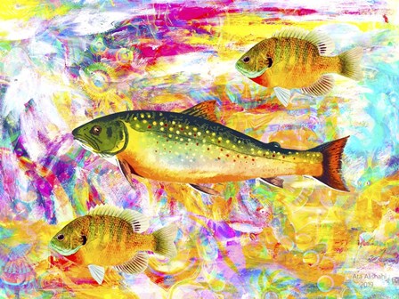 Sea Life 2 by Ata Alishahi art print