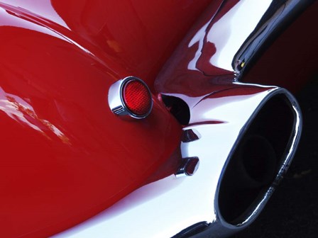 1959 Corvette Rear Light by Clive Branson art print