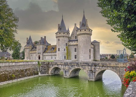 Castle Towers and Bridge by Cora Niele art print