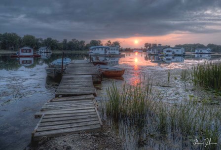 August Sundown by 5fishcreative art print