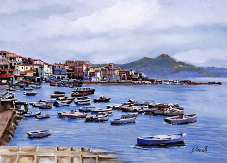 Pusillipe by Guido Borelli art print