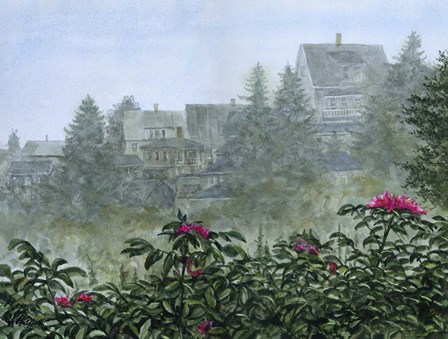 Petals in the Mist by John Morrow art print